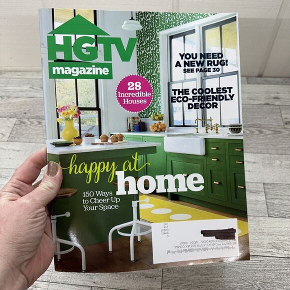 HGTV Magazine March April 2024 Happy At Home 28 Incredible House Brand New - Picture 1 of 10